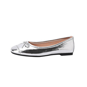 Eleganti <span class=keywords><strong>Ballerine</strong></span> da <span class=keywords><strong>Donna</strong></span> con Fiocco, Tomaia Morbida in PU, Punta Rotonda, Comode da Infilare, Suola in Gomma, Rosso di Tendenza - Product Image 5