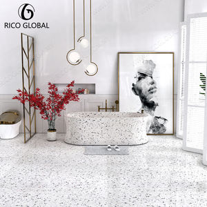 Baignoire autoportante en terrazzo moderne minimaliste artisanale, design contemporain moderne pour une expérience de bain de luxe - Product Image 4