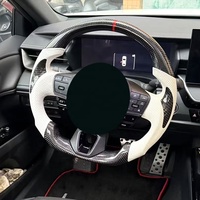 Modifiye Araba Parçaları Direksiyon Simidi Kılıfı Karbon Fiber Karbon Fiber Direksiyon Simidi Direksiyon Simidi Tepsisi Toyota Camry için