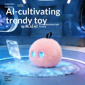 Robot Inteligente con IA, Compañero de Aprendizaje para Bebés y Niños, Juguete de Peluche con <span class=keywords><strong>Voz</strong></span>, Unisex, 2+ Años, Bean Bag Cub - Product Image 4