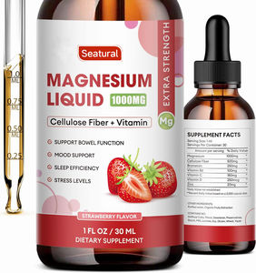 Private Label Natural Magnesium Glycinate Supplement <strong>Liquid</strong> Drops with Fiber, <strong>Bromelain</strong>, Vitamin B,C,D - Product Image 3