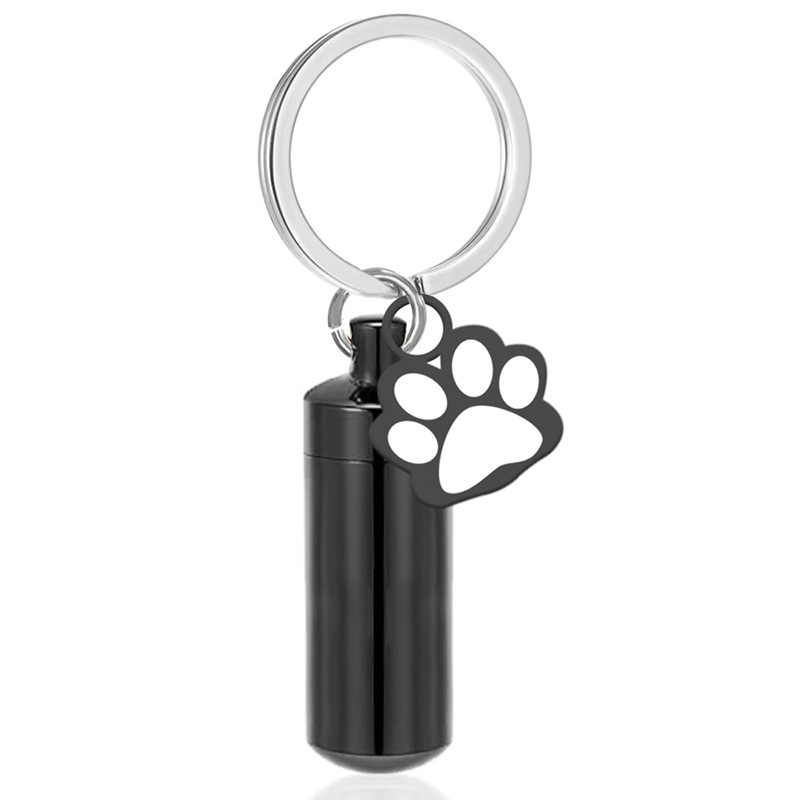 cat Dog Pet Cremation Urn Keychain Keepsake*B