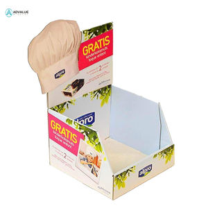 Anufacturer-bandeja de cartón personalizada para aperitivos, expositor de escritorio para supermercado - Product Image 3