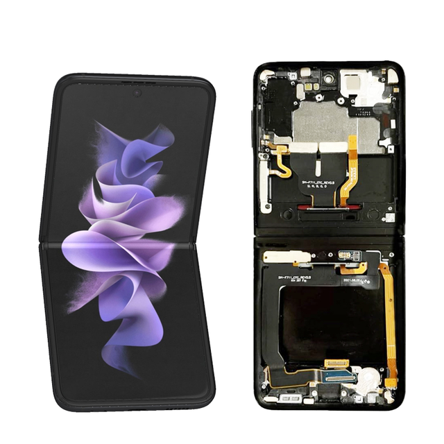 Original LCD Screen Replacement for Samsung Z Flip New Mobile Phone LCD Display Assembly with 1 Year Warranty