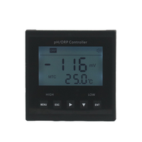 Contrôleur de pH et moniteur ORP en ligne OEM avec alarme de contrôle des limites supérieure et inférieure de 0,05 pH 1 mV, pH-mètre à piles avec écran LCD