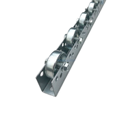 Rouleau métallique en alliage d'aluminium, acier inoxydable, polyuréthane, résistant à la corrosion, certifié CE, longueur personnalisable, haute capacité de charge