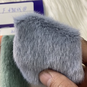 Fourrure de vison lisse anti-chute, imitation fourrure de vison, fourrure de furet, fourrure de vison dorée, tissu en peluche composite - Product Image 3