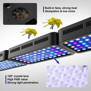 165W Full Spectrum <span class=keywords><strong>WiFi</strong></span> Control Dimmable Led <span class=keywords><strong>Aquarium</strong></span> Light avec trois canaux Smart App Control pour Fish Coral Reef Tank - Product Image 4