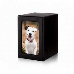 Caja de urna de madera para cenizas de mascotas Urnas de cremación de madera para cenizas de perros y gatos Urnas de palisandro a bajo precio - Product Image 1