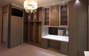 ห้องนอนตู้เสื้อผ้าไม้เนื้อแข็งสไตล์อิตาลีทันสมัยที่เก็บไฟหรูหราเฟอร์นิเจอร์สำหรับบ้านโรงแรมวิลล่า - Product Image 5