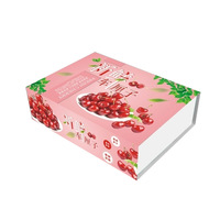 Construction pour une livraison sécurisée de produits fragiles comme les cerises et les raisins Boîte en carton ondulé Boîtes d'expédition personnalisées