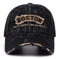 Gorra de Béisbol Vintage con Parche de Logotipo Personalizado OEM, Bordado, Lavada y Desgastada, Estilo Casual, Moda Urbana, Venta al Por Mayor de Fábrica