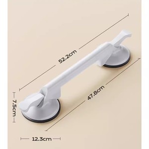 Barre d'appui de sécurité Hundred-Year Grace 52,2 cm en plastique antidérapant avec ventouse pour salle de bain et personnes âgées - Product Image 1