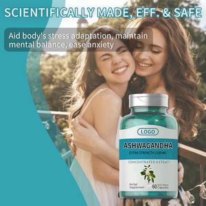 Özel Organik Aşvaganda Ekstresi Kapsülleri-Stres Giderici Hafıza Geliştirici 60 Kapsül/Şişe Sağlıklı Enerji Takviyesi - Product Image 5