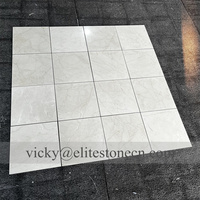 Carrelage en marbre Crema Marfil 305x305mm 10mm 12x12 pouces, marbre naturel beige crème poli, carrelage mural et de sol pour villa