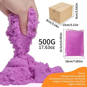JITENG DIY Jeu de sable magique Jouet de jeu éducatif <span class=keywords><strong>Dinosaure</strong></span> Modèle Espace Sable Dynamique Ensemble de jeu de sable - Product Image 2