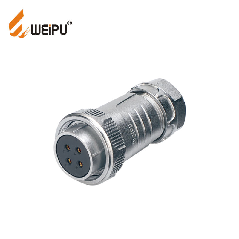 Weipu IP67 Circular Industrial Connector 500V Zinc Alloy Plug Socket ...