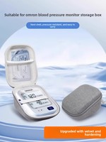 Personnalisation exclusive - Étui portable imperméable gris moderne minimaliste en EVA avec couvercle rabattable pour tensiomètre