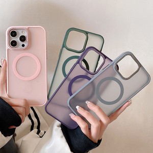 <span class=keywords><strong>Cover</strong></span> Opaca <span class=keywords><strong>per</strong></span> iPhone 16 15 14 13 12 11 Pro Max, Custodia Magnetica Anti-Caduta di Lusso <span class=keywords><strong>per</strong></span> iPhone 17 Air - Product Image 4