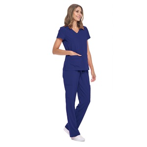 Unisex Scrub Suits Split Set Moisture Wicking For Medical Hospital Work Wear Size S XXL - Product Image 4