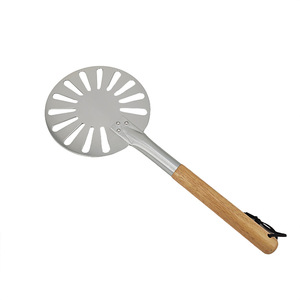 Pelle <span class=keywords><strong>à</strong></span> <span class=keywords><strong>pizza</strong></span> en aluminium avec poignée détachable, plate et perforée, pour <span class=keywords><strong>la</strong></span> cuisson <span class=keywords><strong>de</strong></span> pizzas, pains et pâtisseries - Product Image 3