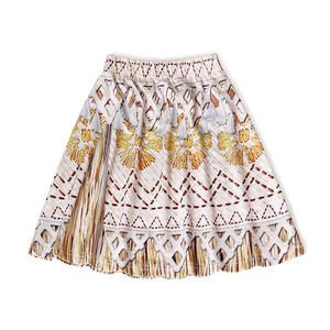 Costume da Principessa per Bambine, Completo a Tema per Compleanno, Vestito di Halloween, Set Due Pezzi con Top Corto e Gonna con Frange - Product Image 5