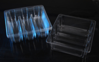 Voedselcontainer Automatische Plastic Blister Plastic Multi-Station 4 Stations Thermovormende Machines