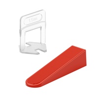 Système de nivellement de carreaux DINGYI Wedge Outils d'installation de carreaux de pierres en céramique de haute qualité, 100 pièces