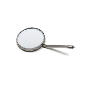 Miroir buccal dentaire de qualité médicale supérieure, surface avant rhodiée, outil manuel en acier inoxydable, certifié CE, ergonomique - Product Image 3