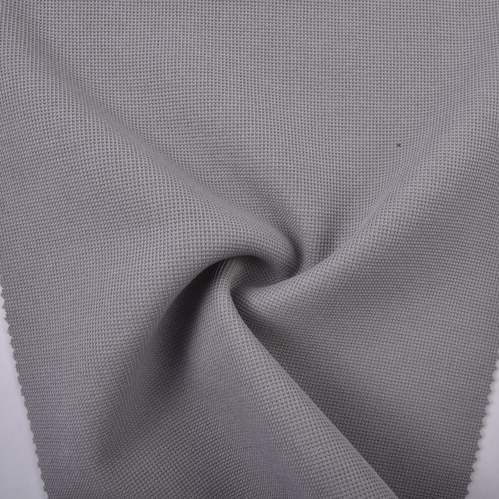 High Quality 96%Polyester 4%Spandex 450GSM Cotton Touch Waffle Stretch Soft Knit Fabric For Sweatshirt