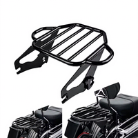 Accessoires pour motos, porte-bagages arrière amovible, support de montage pour sacoche de voyage, compatible avec Harley CVO Road King Road Glide 2009 - 2025