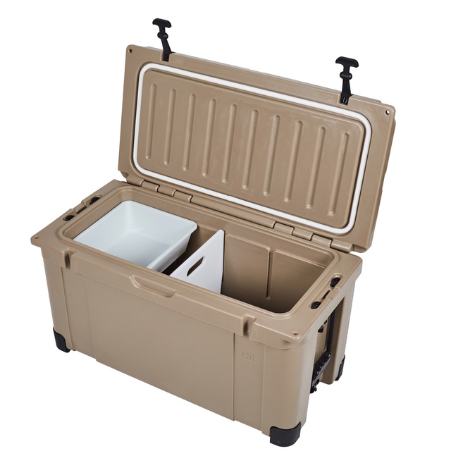 Good Mood High Quality Big Size 75L Rotomolded Marine Fishing Hunting Camping Coolers for Outdoor Use