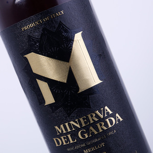 Luxury Textured Embossed Private <strong>Wine</strong> <strong>Labels</strong> Waterproof Raised Gold Foil Stamping <strong>Personalized</strong> Custom Red <strong>Wine</strong> <strong>Bottle</strong> <strong>Label</strong> - Product Image 2