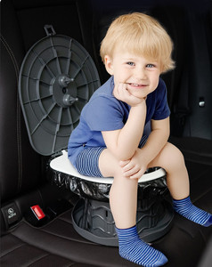 Toilette portable XL / Toilette de camping pliable avec couvercle, sac à bandoulière réglable pour le camping, la randonnée, les voyages et la voiture - Product Image 1