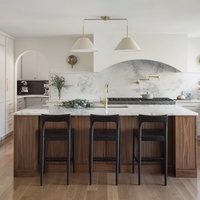 Meubles de maison faciles à installer, nouveaux placards de cuisine en bois massif