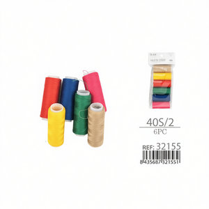 Filo da Cucito Ilan 40S/2 6 Pezzi Colori Assortiti per Progetti di Cucito - Product Image 2