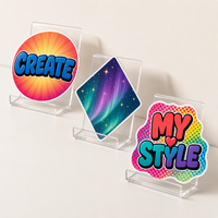 Impression d'étiquettes autocollantes résistantes aux UV, aux intempéries, durables, imperméables, avec logo personnalisé, autocollants en vinyle PVC découpés sur mesure