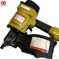 Cloueur pneumatique robuste CN55/CN70/CN80/CN90 à 15 degrés avec clous en bobine pour la construction de palettes et la toiture