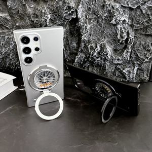 Funda Protectora Rígida Giratoria 360° Antideslizante para <span class=keywords><strong>PC</strong></span> Olyphone, para las Series S25/S24/S23, con Soporte de Anillo Giratorio y Protección Contra Impactos - Product Image 4