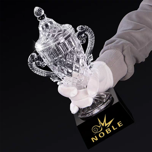 उच्च गुणवत्ता मुक्त उत्कीर्णन क्रिस्टल चैंपियन कप ट्रॉफी पुरस्कार - Product Image 5