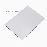 Panel compuesto de aluminio de alto brillo personalizado para pared, techo y gabinete dorado plateado cepillado Acm Dibond