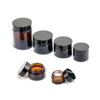 50g 100g pot cosmétique clair pot en verre vide 30ml 50ml 100ml pot de crème cosmétique pot en verre pour baume à lèvres