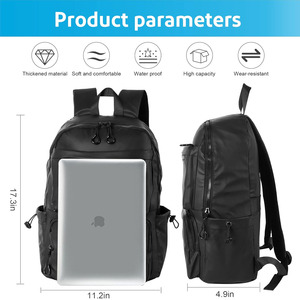 Mochila Personalizada para Portátiles de Gran Capacidad, Mochila de Viaje Impermeable con Múltiples Bolsillos, Bolsa Escolar Universitaria con Logotipo Personalizado - Product Image 3
