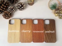 Coque de téléphone vierge en bois biodégradable, accessoires de téléphone portable en bois naturel de luxe pour iPhone 13 14 15 16 17 Pro Max
