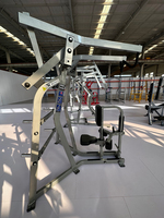 Máquina de Ejercicios de Alta Resistencia para Interiores, con Pesas, para Entrenamiento de Fuerza, Unisex, Equipo de Gimnasio, Culturismo, Fitness, Iso-Lateral High Row