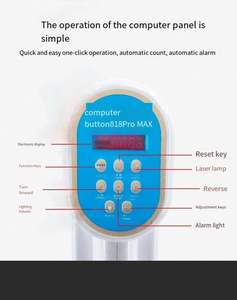เครื่องทำรูติดกระดุมแบบอิเล็กทรอนิกส์ ดีไซน์ใหม่ขนาดเล็ก เครื่องเย็บผ้าอุตสาหกรรมสำหรับเสื้อผ้า - Product Image 5