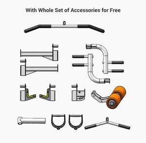 Multi Station Gym Body Building Equipment 3 Station Home Gym Equipment Estación de función Mutli - Product Image 6