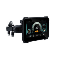 Enregistreur de conduite pour moto de 5 pouces avec Carplay, navigation GPS WiFi, surveillance de la pression des pneus M2