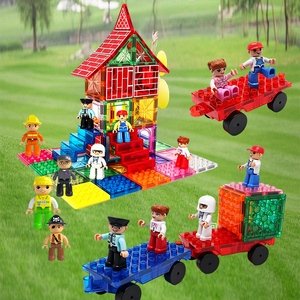 50 pièces MAGNESCAPE Blocs de construction magnétiques Lettres <span class=keywords><strong>et</strong></span> chiffres - Jouet éducatif de construction pour enfants de 5 à 7 ans - Célèbre - Product Image 5
