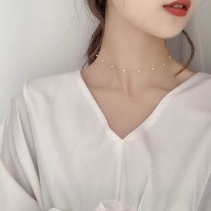 Collar de joyería de perlas nupcial elegante coreano, a la moda de borla pendientes largos, Gargantilla de perlas delicadas para <span class=keywords><strong>mi</strong></span> <span class=keywords><strong>hija</strong></span> - Product Image 5